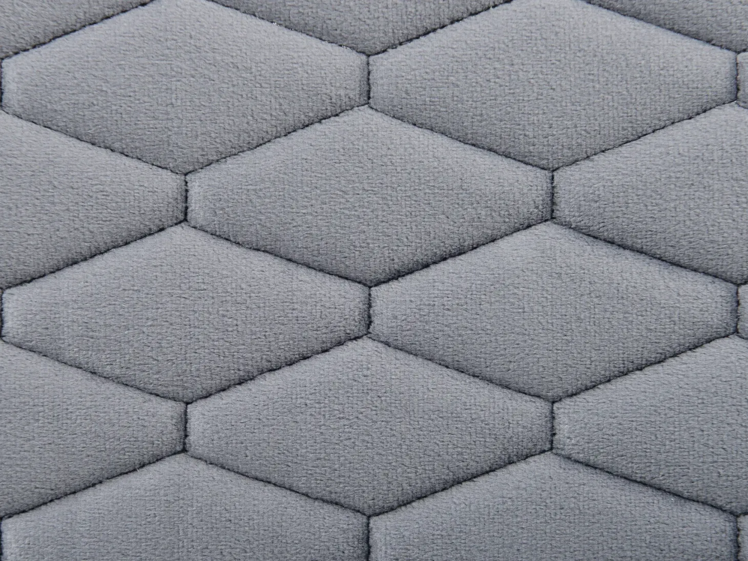 Seng Velour BAYONNE 180 x 200 cm Lysegrå