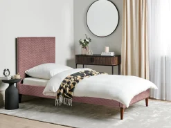 Seng Velour BAYONNE 90 x 200 cm Lyserød