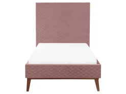 Seng Velour BAYONNE 90 x 200 cm Lyserød