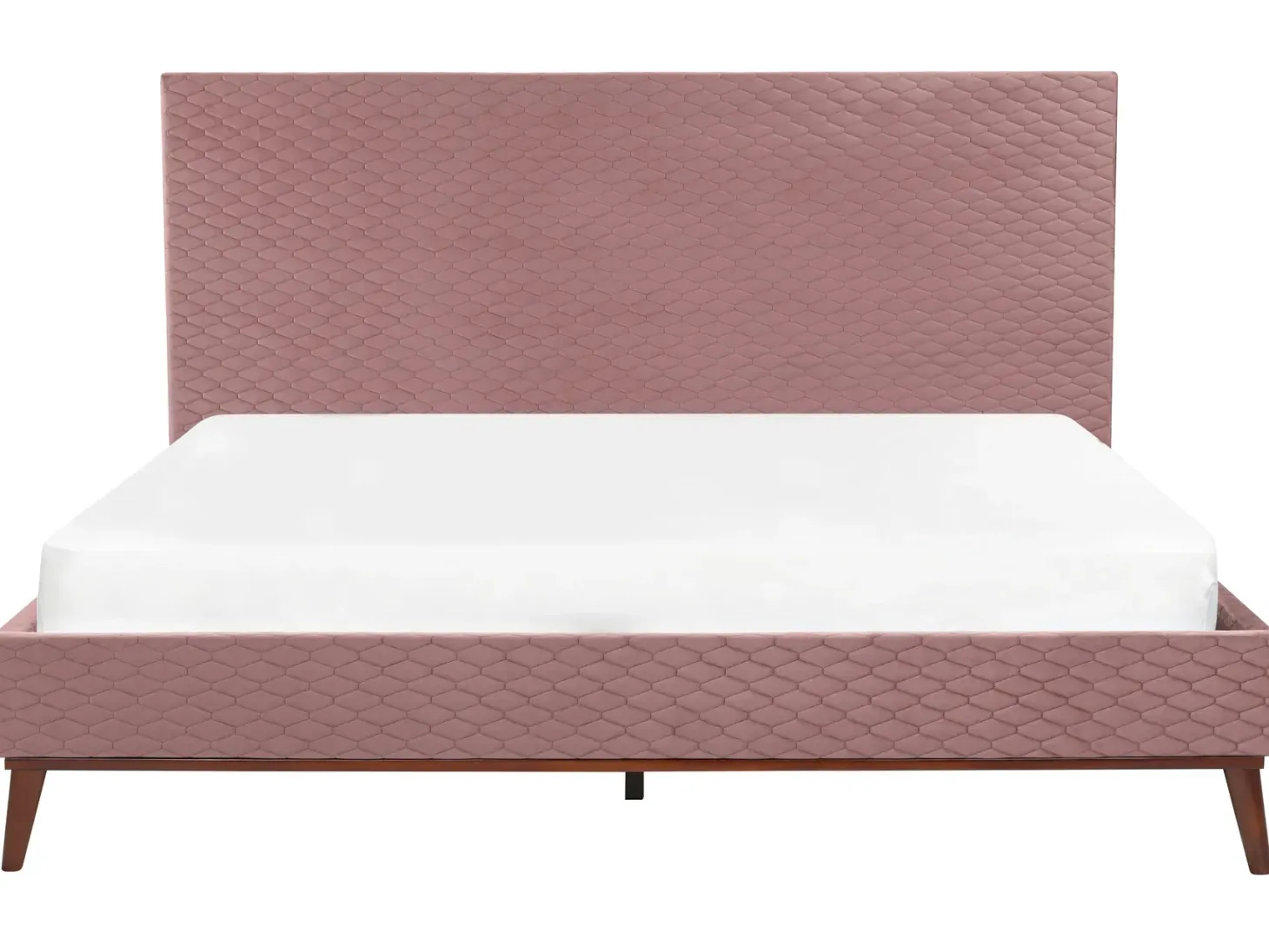 Seng Velour BAYONNE 180 x 200 cm Lyserød