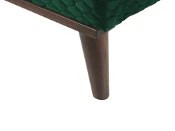 Seng Velour BAYONNE 140 x 200 cm Mørkegrøn