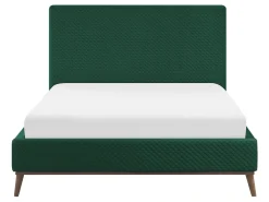 Seng Velour BAYONNE 140 x 200 cm Mørkegrøn