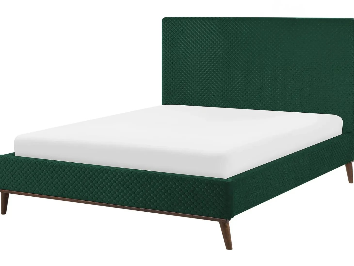 Seng Velour BAYONNE 140 x 200 cm Mørkegrøn