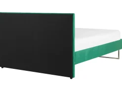 Seng Velour BELLOU 180 x 200 cm Grøn