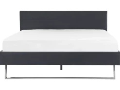 Seng Velour BELLOU 180 x 200 cm Mørkegrå