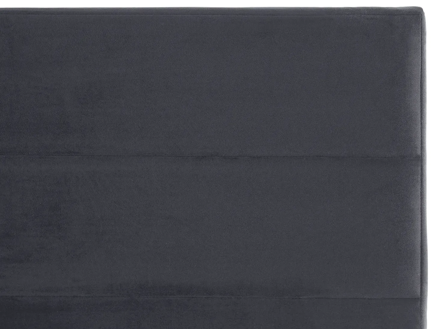 Seng Velour BELLOU 180 x 200 cm Mørkegrå