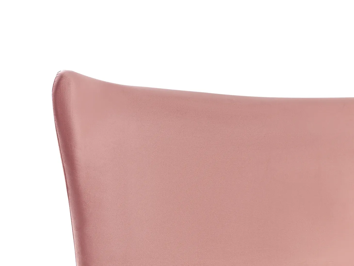 Seng Velour CHALEIX 180 x 200 cm Ferskenagtig lyserød