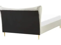 Seng Velour CHALEIX 140 x 200 cm Lysegrå