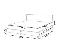 Seng Velour FITOU 180 x 200 cm Gul