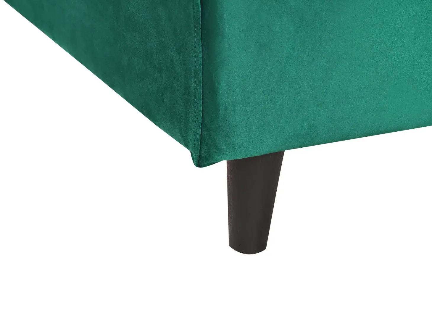 Seng Velour FITOU 90 x 200 cm Mørkegrøn