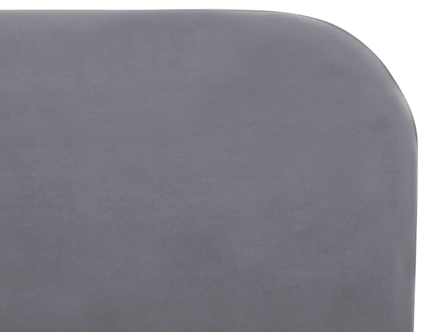 Seng Velour FLAYAT 180 x 200 cm Grå