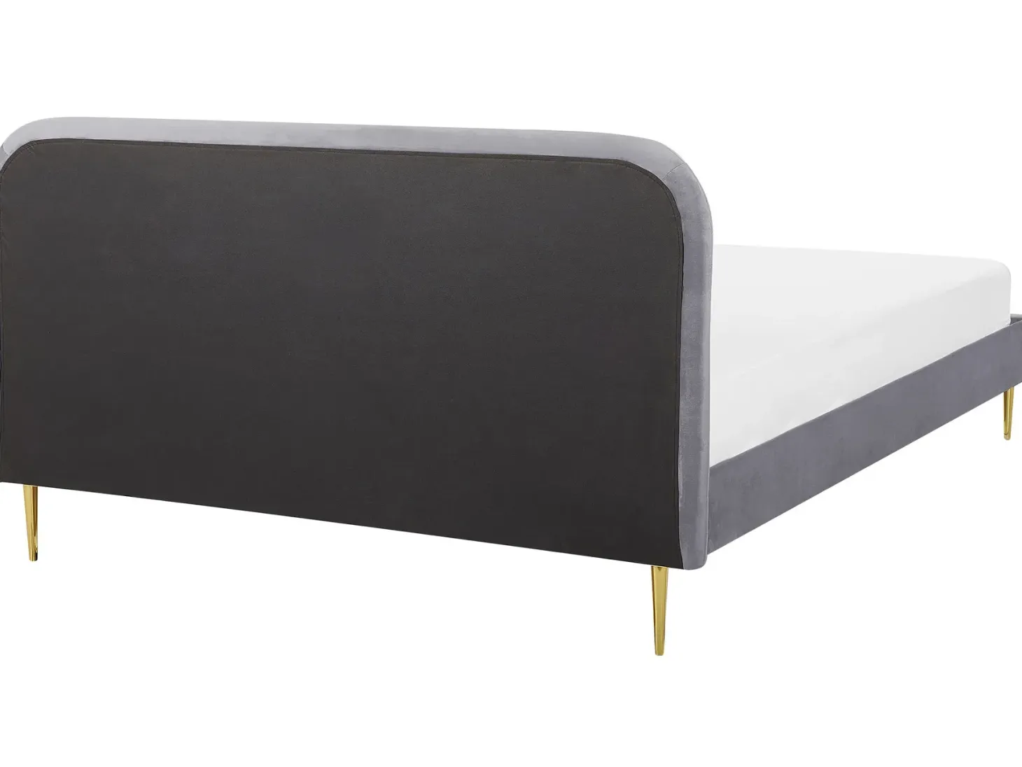 Seng Velour FLAYAT 180 x 200 cm Grå