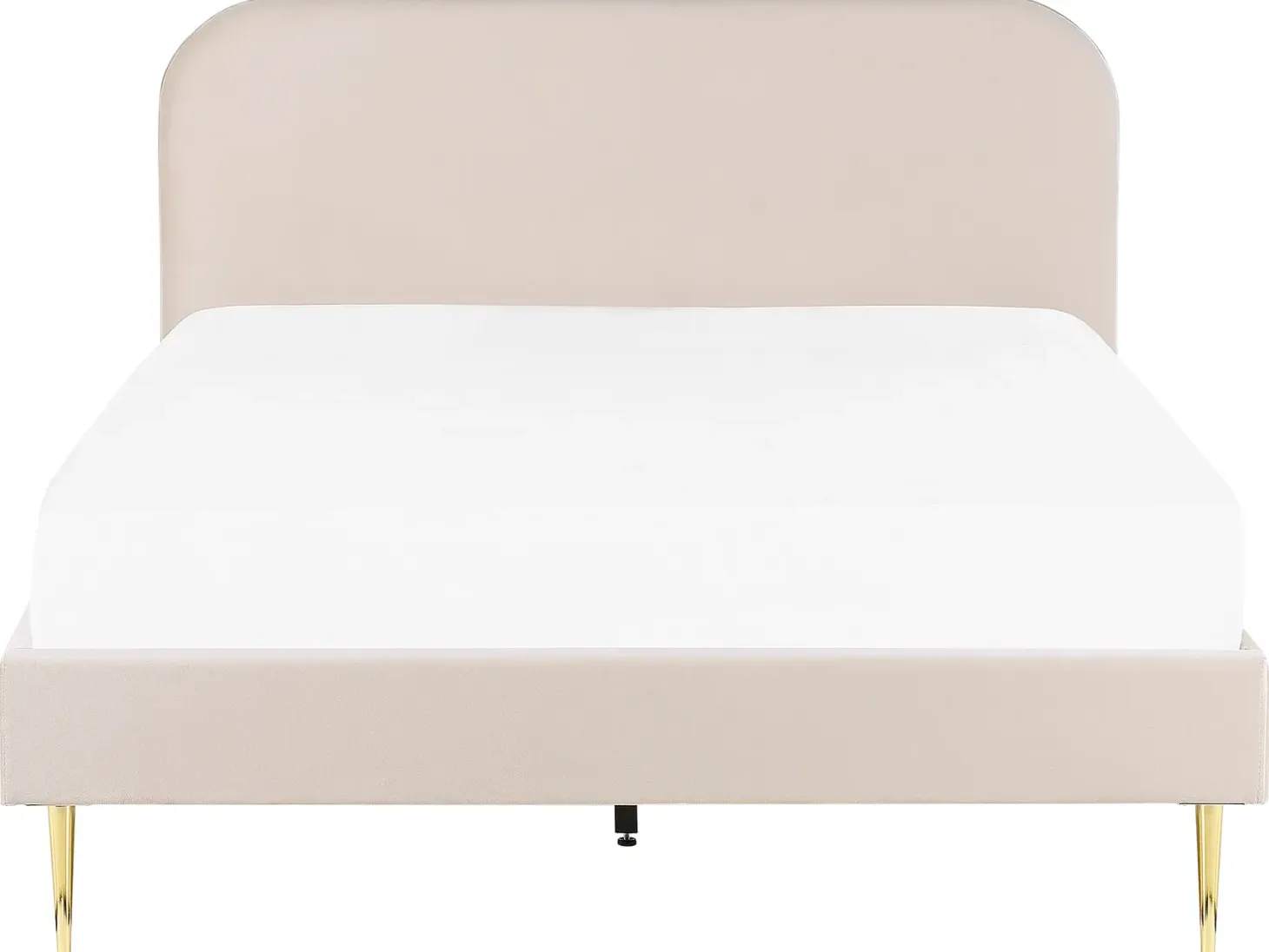 Seng Velour FLAYAT 160 x 200 cm Lys Beige