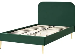 Seng Velour FLAYAT 120 x 200 cm Mørkegrøn