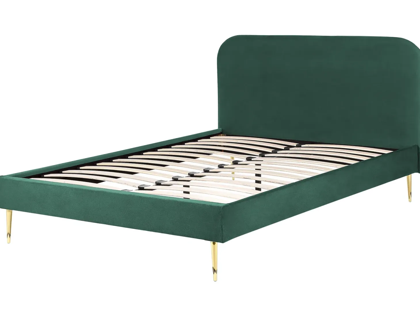 Seng Velour FLAYAT 140 x 200 cm Smaragdgrøn