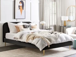 Seng Velour FLAYAT 180 x 200 cm Sort