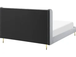 Seng Velour FORBACH 180 x 200 cm Grå