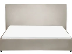 Seng Velour LAVAUR 160 x 200 cm Brungrå