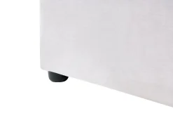 Seng Velour LAVAUR 180 x 200 cm Cremehvid