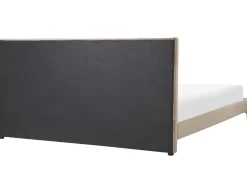 Seng Velour LIMOUX 180 x 200 cm Brungrå