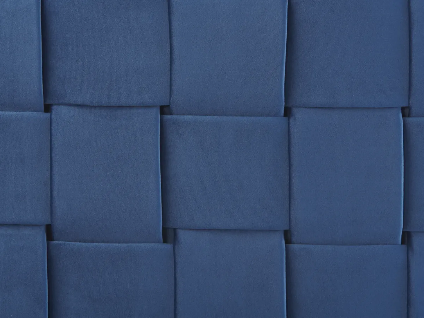 Seng Velour LIMOUX 180 x 200 cm Navy Blå