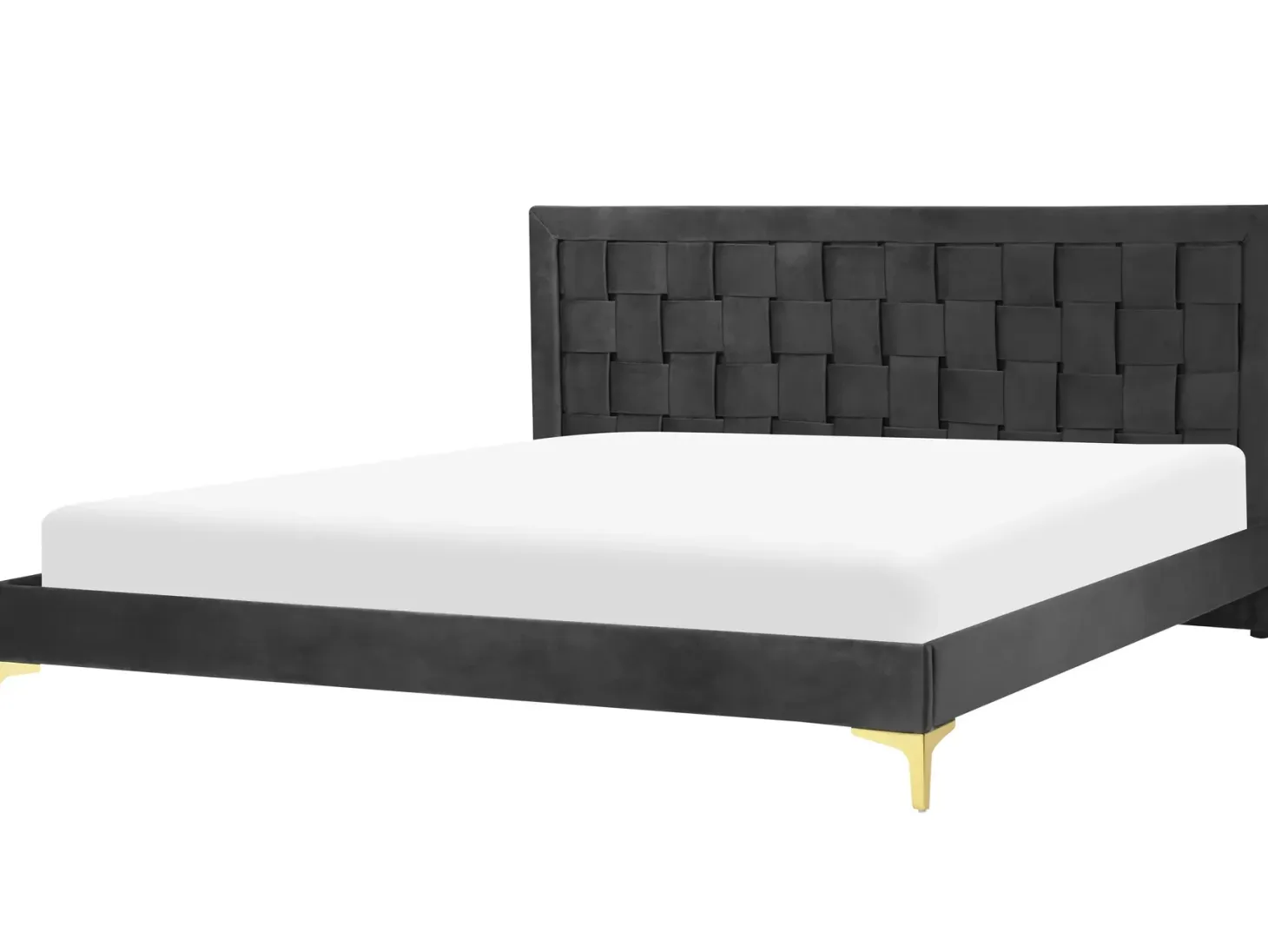 Seng Velour LIMOUX 180 x 200 cm Sort