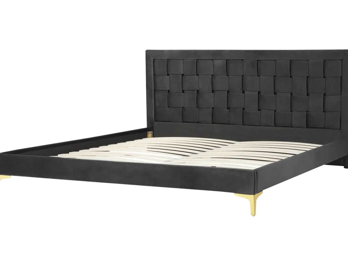 Seng Velour LIMOUX 180 x 200 cm Sort