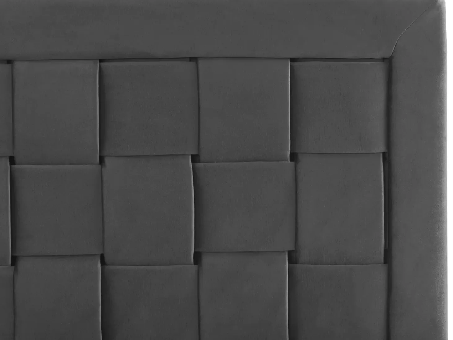 Seng Velour LIMOUX 180 x 200 cm Sort