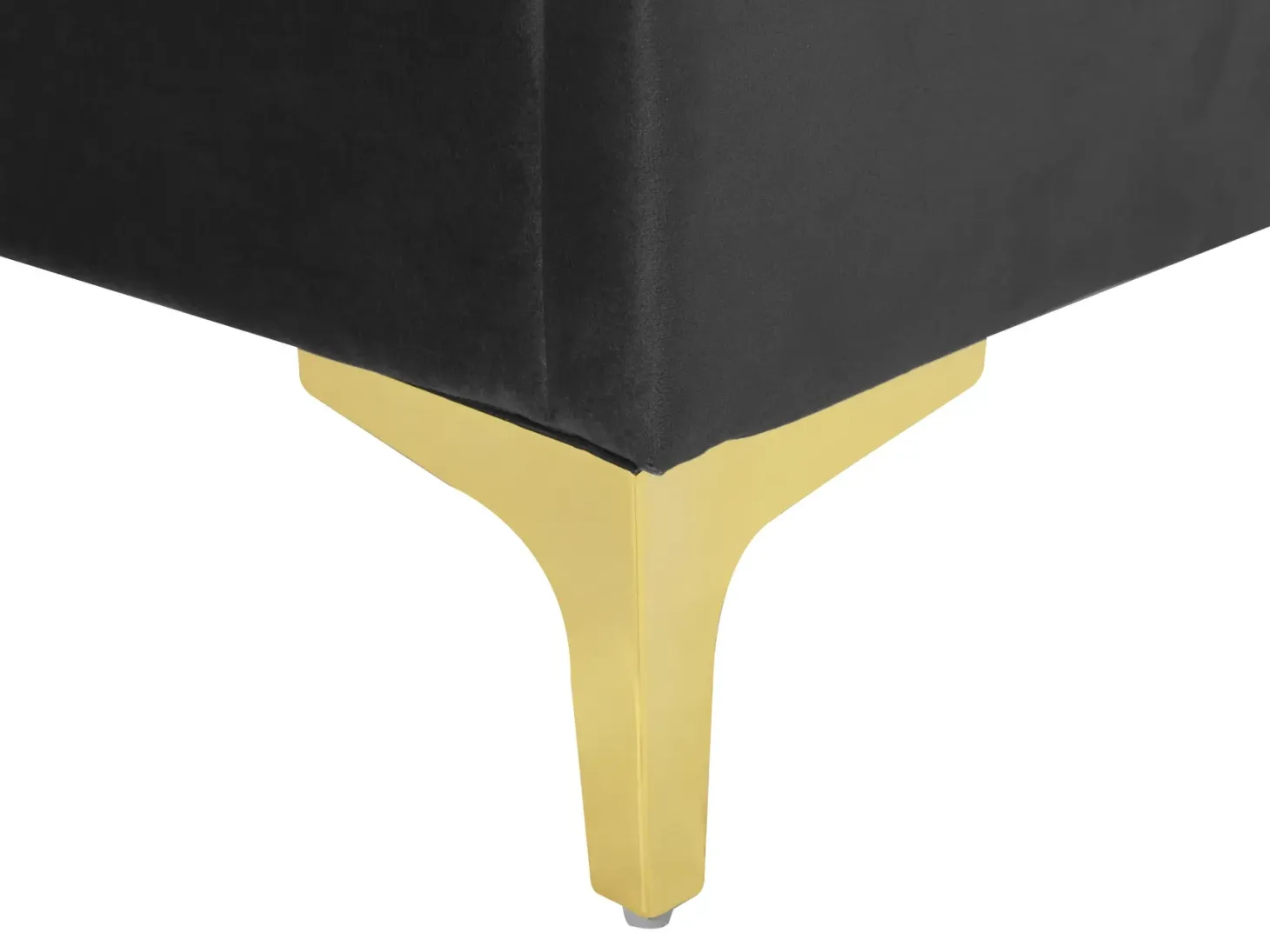 Seng Velour LIMOUX 180 x 200 cm Sort