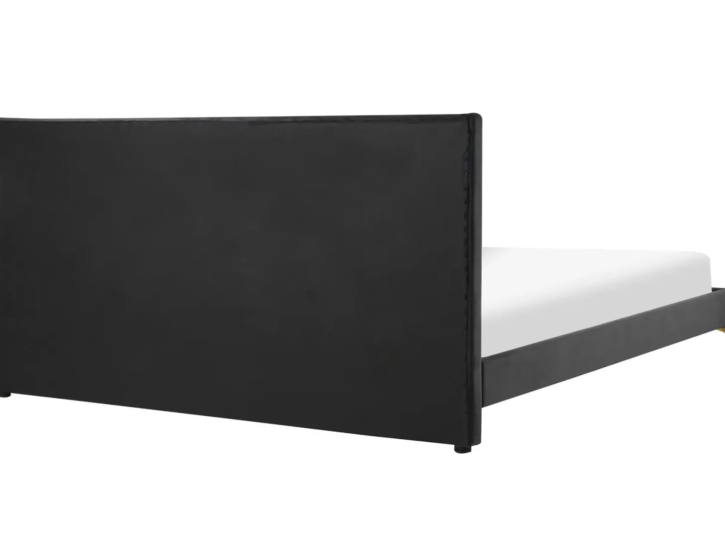 Seng Velour LIMOUX 180 x 200 cm Sort