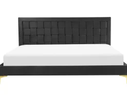 Seng Velour LIMOUX 180 x 200 cm Sort