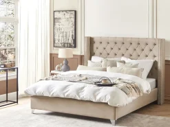 Seng Velour LUBBON 180 x 200 cm Beige