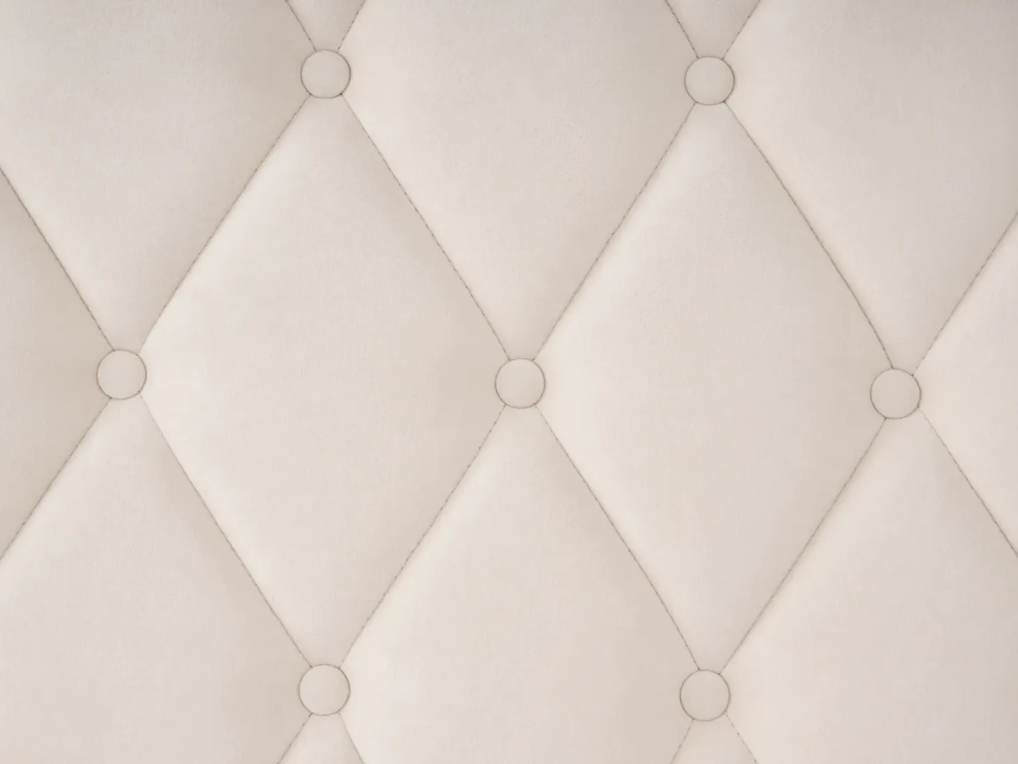 Seng Velour LUBBON 160 x 200 cm Cremehvid