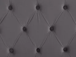 Seng Velour LUBBON 180 x 200 cm Grå