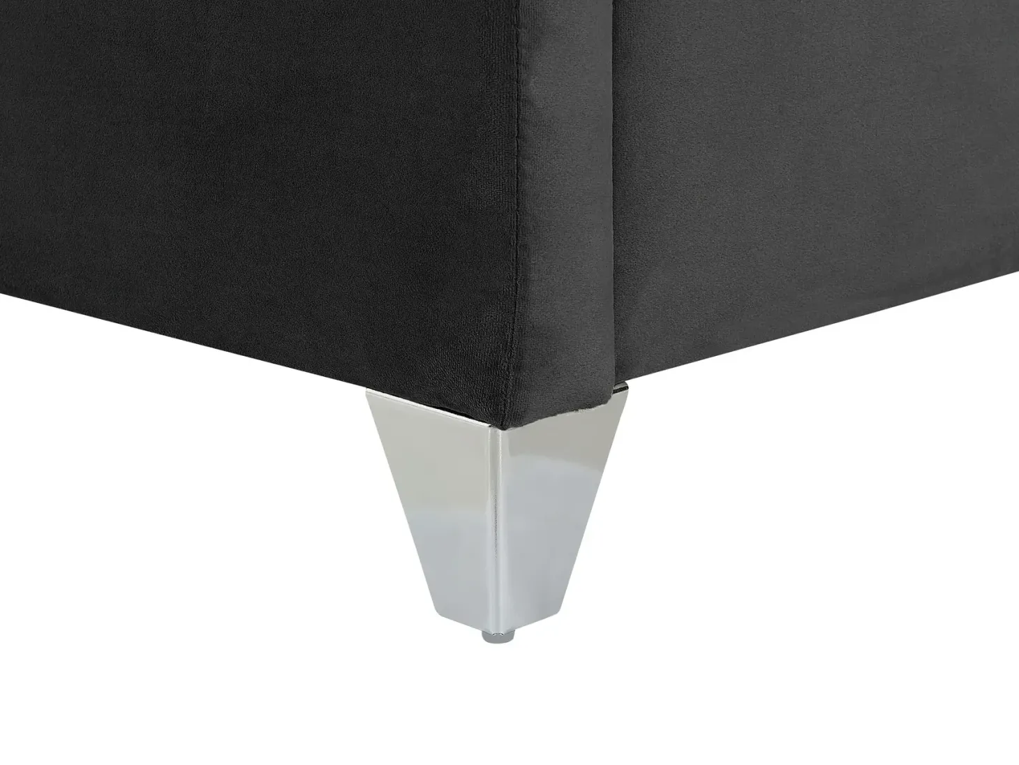 Seng Velour LUBBON 160 x 200 cm Sort