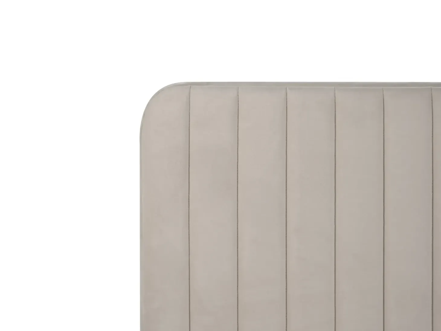 Seng Velour LUNAN 180 x 200 cm Brungrå