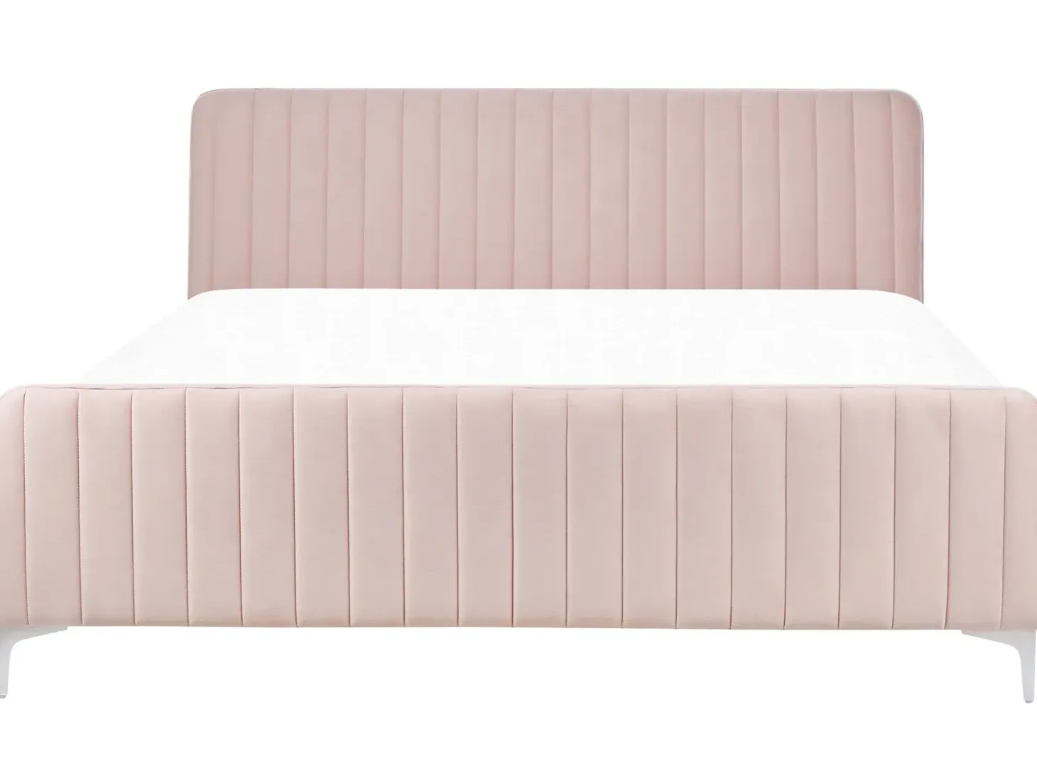 Seng Velour LUNAN 180 x 200 cm Pastellrosa