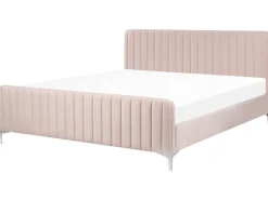 Seng Velour LUNAN 180 x 200 cm Pastellrosa