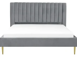 Seng Velour MARVILLE 180 x 200 cm Grå