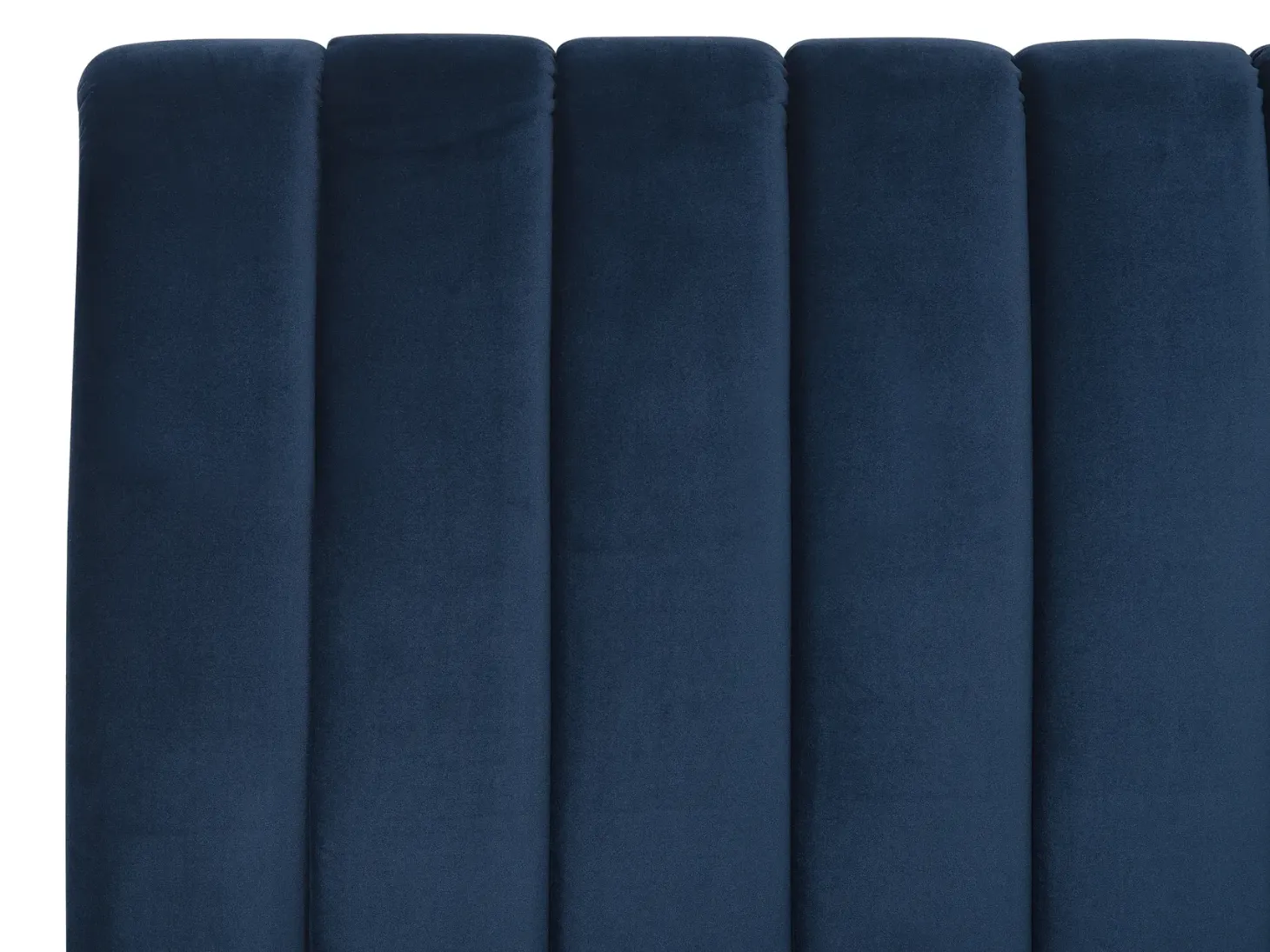 Seng Velour MARVILLE 180 x 200 cm Navy Blå