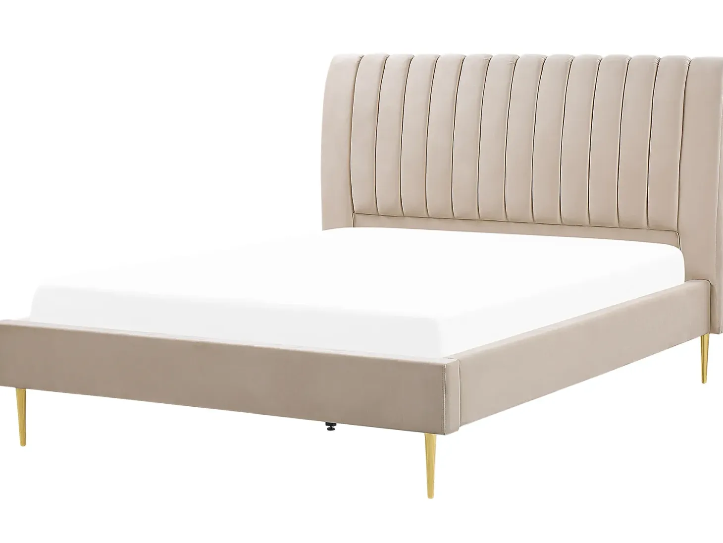 Seng Velour MARVILLE 180 x 200 cm Sand Beige