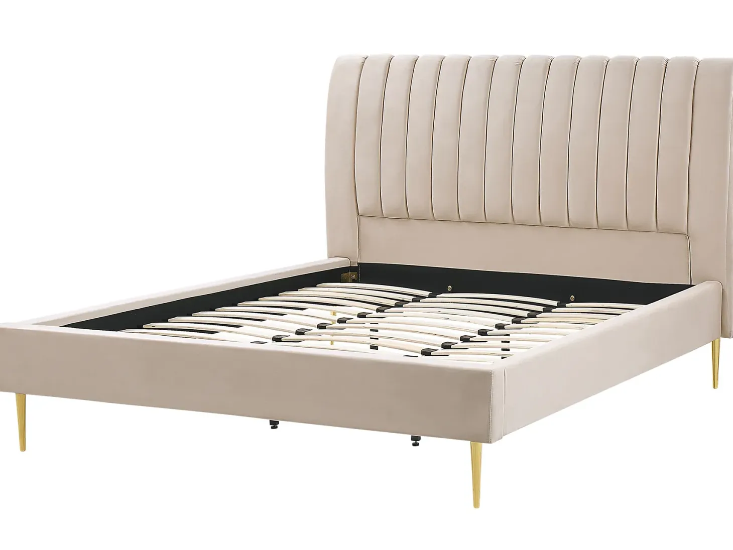 Seng Velour MARVILLE 180 x 200 cm Sand Beige