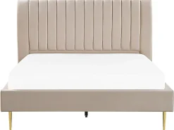 Seng Velour MARVILLE 180 x 200 cm Sand Beige