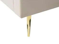 Seng Velour MARVILLE 180 x 200 cm Sand Beige