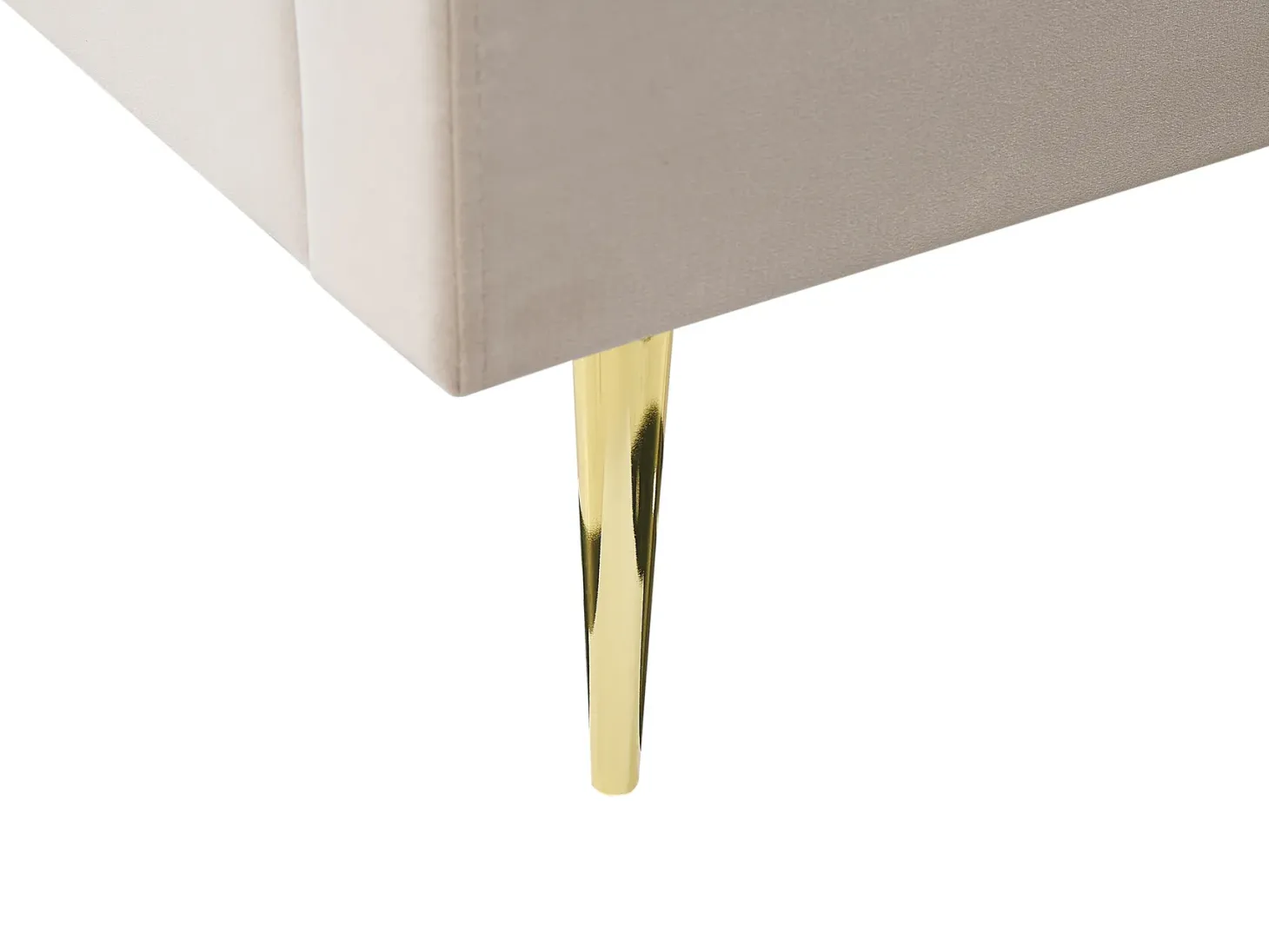 Seng Velour MARVILLE 180 x 200 cm Sand Beige