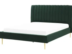 Seng Velour MARVILLE 180 x 200 cm Smaragdgrøn