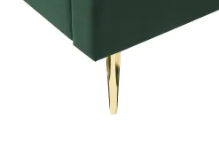 Seng Velour MARVILLE 180 x 200 cm Smaragdgrøn