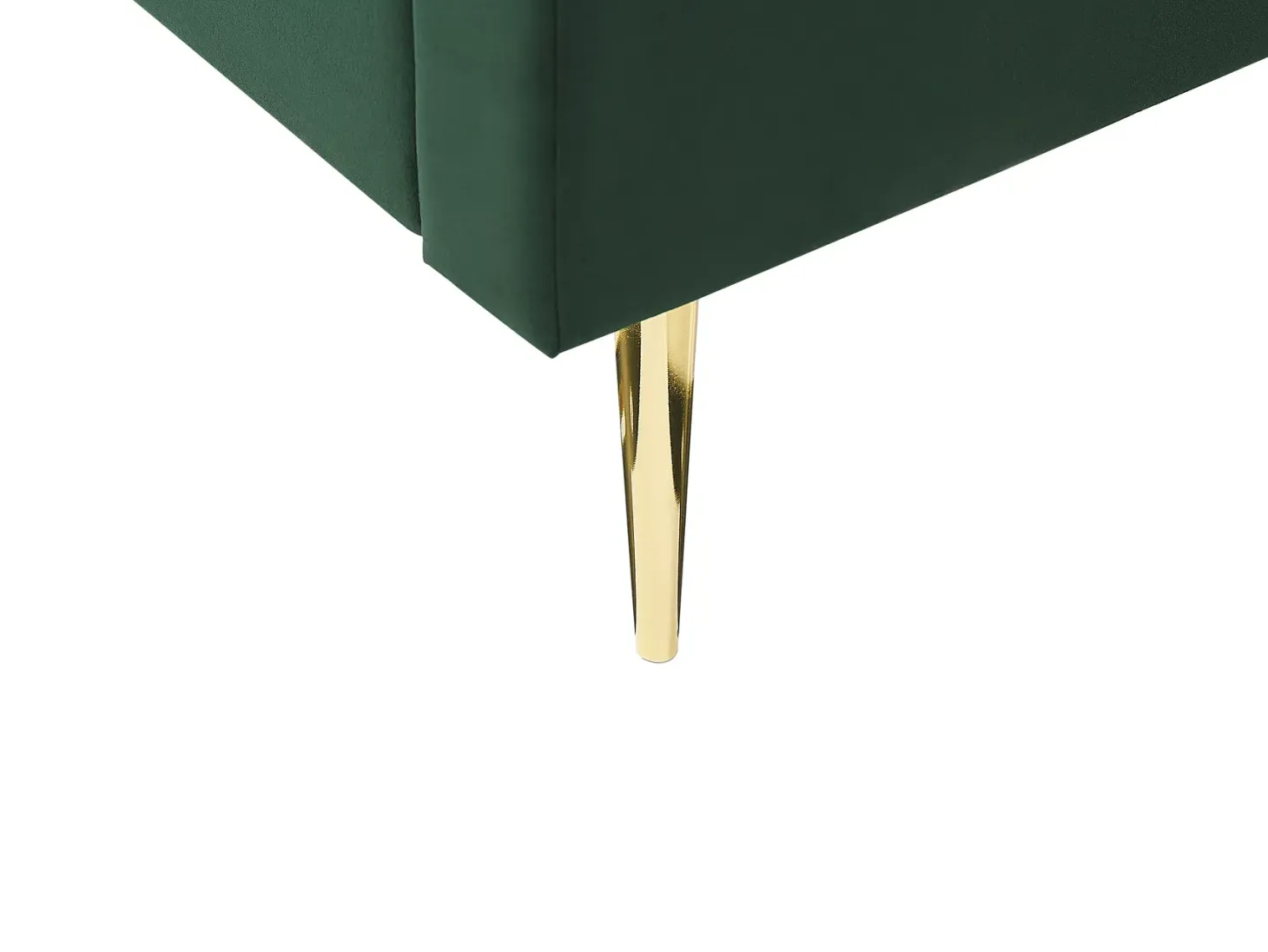 Seng Velour MARVILLE 140 x 200 cm Smaragdgrøn