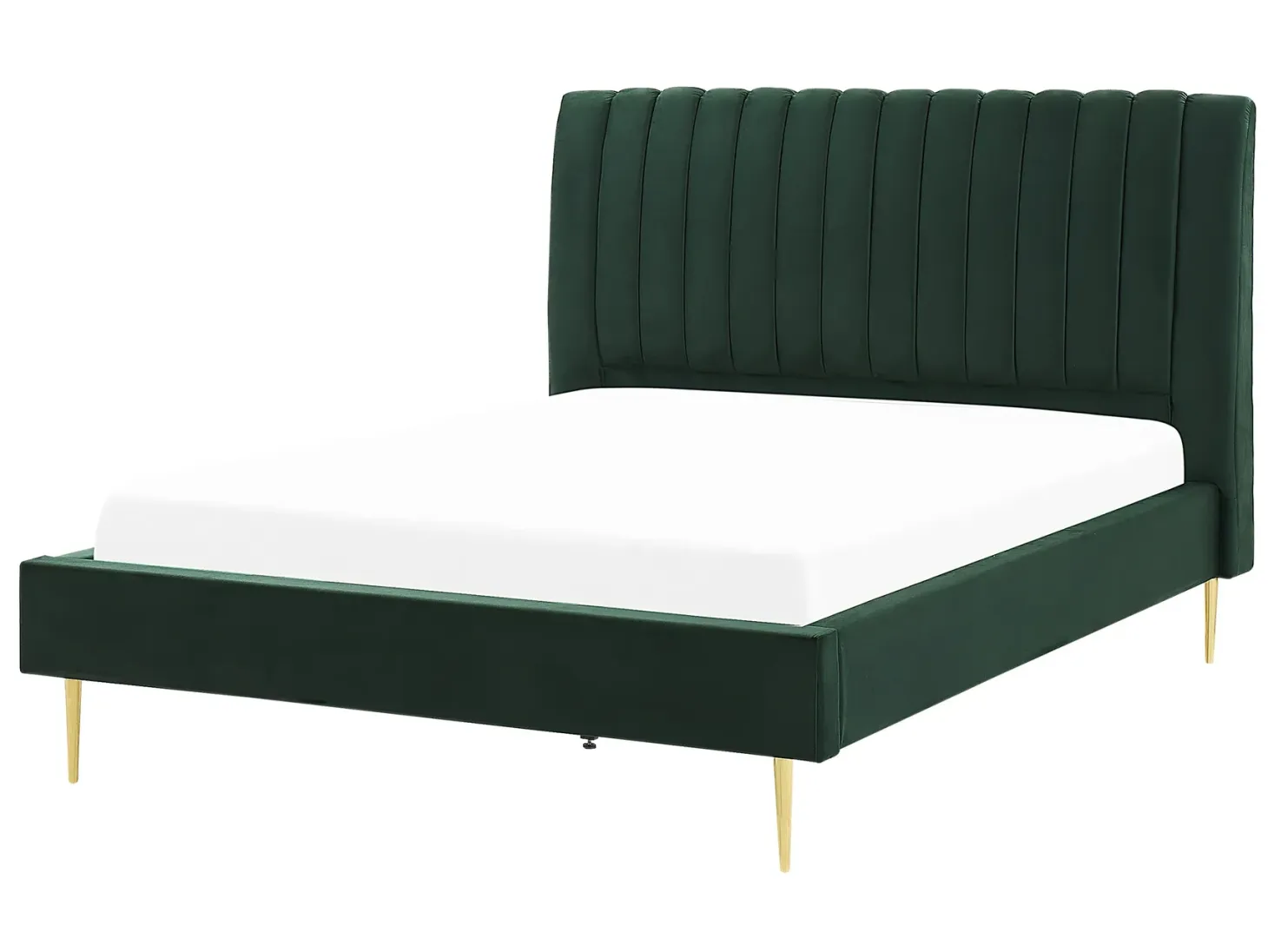 Seng Velour MARVILLE 140 x 200 cm Smaragdgrøn
