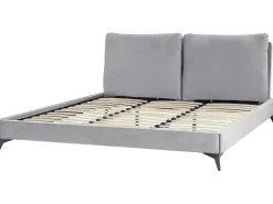 Seng Velour MELLE 180 x 200 cm Grå